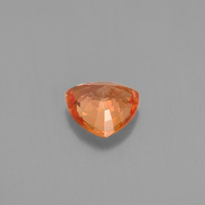 0,86 ctw natürlicher orangefarbener Saphir, Trillion, VVS-VS