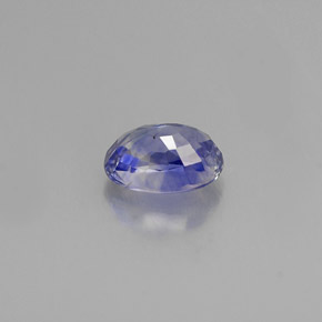 0,92 ctw natürlicher blauer Saphir, Oval Schliff, VS