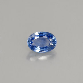 0,66 ctw natürlicher blauer Saphir, Oval Schliff, VVS-VS