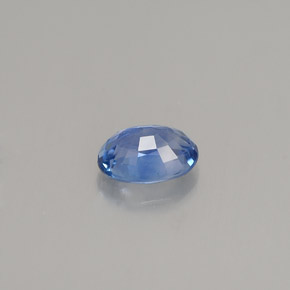 0,66 ctw natürlicher blauer Saphir, Oval Schliff, VVS-VS