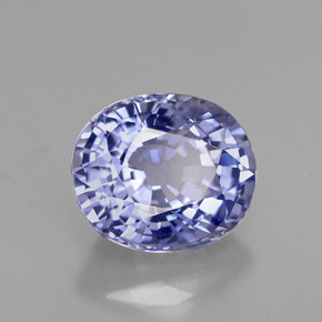 4,06 ctw natürlicher blauer Saphir, Oval Schliff, IF