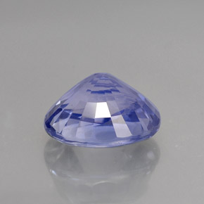 4,06 ctw natürlicher blauer Saphir, Oval Schliff, IF