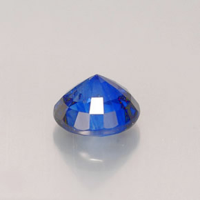 2,16 ctw natürlicher blauer Saphir, Rundschliff, VVS