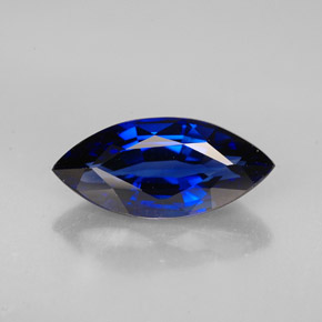 2,53 ctw natürlicher blauer Saphir, Marquise, VVS