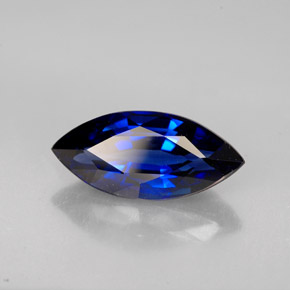 2,53 ctw natürlicher blauer Saphir, Marquise, VVS