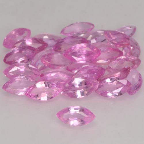 2,91 ct natürliche rosafarbener Saphir-Edelsteine, Marquise, VVS
