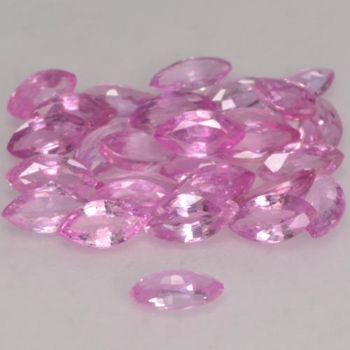 2,91 ct natürliche rosafarbener Saphir-Edelsteine, Marquise, VVS