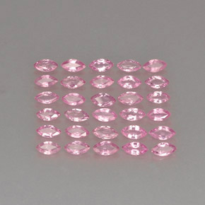  ct natürliche rosafarbener Saphir-Edelsteine, Marquise, VVS