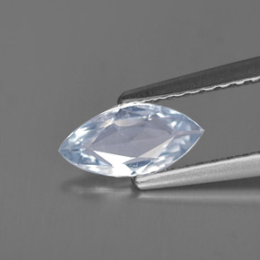 0,56 ctw natürlicher blauer Saphir, Marquise, VVS