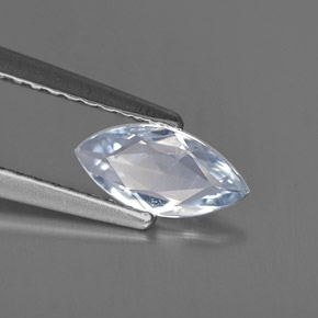 0,56 ctw natürlicher blauer Saphir, Marquise, VVS