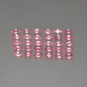  ct natürliche rosafarbener Saphir-Edelsteine, Marquise, VVS
