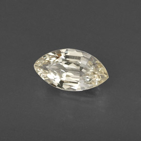 0,60 ctw natürlicher gelber Saphir, Marquise, VS