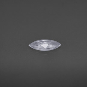 0,53 ctw natürlicher weißer Saphir, Marquise, VVS
