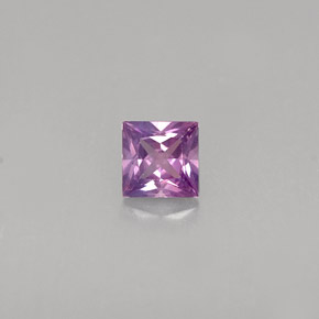 0,42 ctw natürlicher violetter Saphir, Quadrat, VS