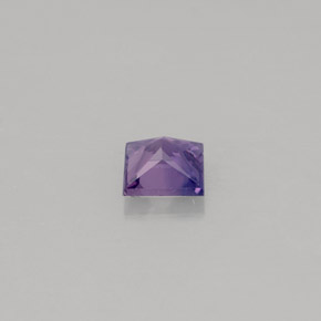 0,46 ctw natürlicher violetter Saphir, Quadrat, VS