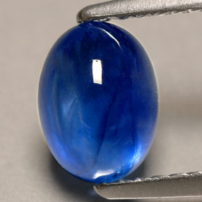 2,08 ctw natürlicher blauer Saphir, Transparent, Transparent / Lichtdurchlässig