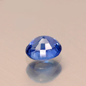 0,58 ctw natürlicher blauer Saphir, Oval Schliff, VS
