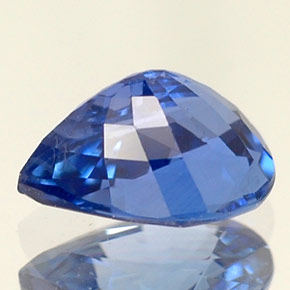 0,97 ctw natürlicher blauer Saphir, Birnenform, VS