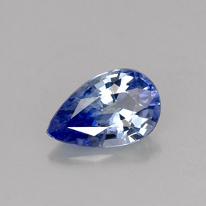 1,12 ctw natürlicher blauer Saphir, Birnenform, VS