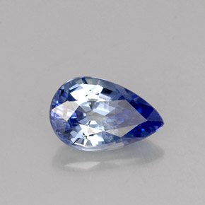 1,12 ctw natürlicher blauer Saphir, Birnenform, VS