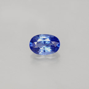 0,61 ctw natürlicher blauer Saphir, Oval Schliff, VVS