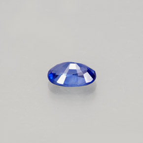 0,61 ctw natürlicher blauer Saphir, Oval Schliff, VVS