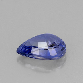 0,99 ctw natürlicher blauer Saphir, Birnenform, VVS-VS