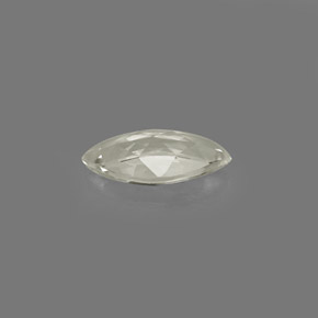 0,40 ctw natürlicher weißer Saphir, Marquise, VVS