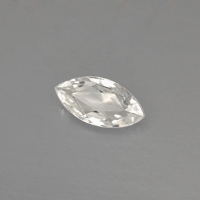 0,49 ctw natürlicher weißer Saphir, Marquise, VVS
