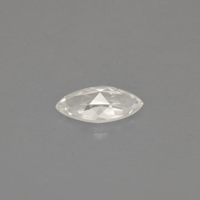 0,49 ctw natürlicher weißer Saphir, Marquise, VVS