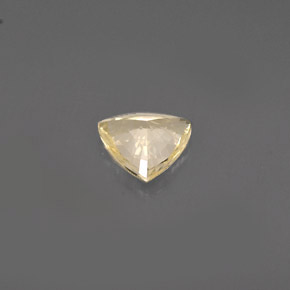 0,78 ctw natürlicher gelber Saphir, Trillion, VVS