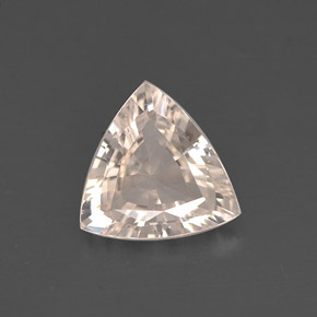 0,69 ctw natürlicher orangefarbener Saphir, Trillion, VVS