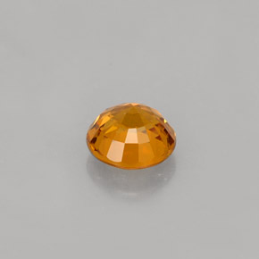 1,11 ctw natürlicher orangefarbener Saphir, Rundschliff, VS