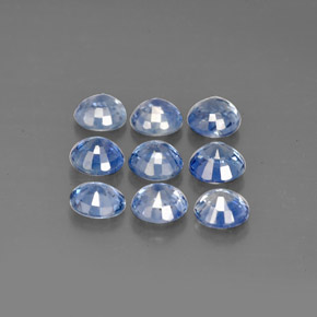  ct natürliche blauer Saphir-Edelsteine, Rundschliff, VVS-VS