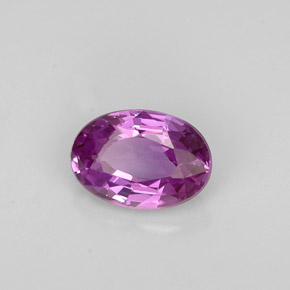 0,62 ctw natürlicher violetter Saphir, Oval Schliff, VVS