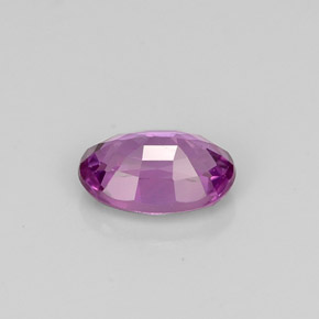 0,62 ctw natürlicher violetter Saphir, Oval Schliff, VVS