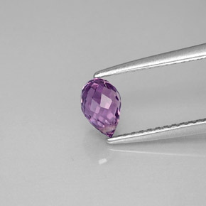 0,92 ctw natürlicher violetter Saphir, Briolette, VS