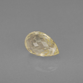 1,38 ctw natürlicher Gold Saphir, Briolette, VS-SI