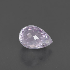 0,85 ctw natürlicher violetter Saphir, Briolette, VS