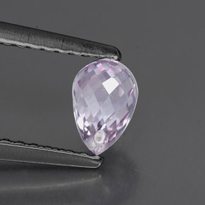 0,85 ctw natürlicher violetter Saphir, Briolette, VS