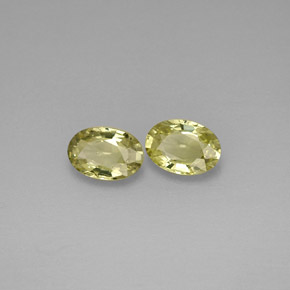  ct natürliche grüner Saphir-Edelsteine, Oval Schliff, VVS