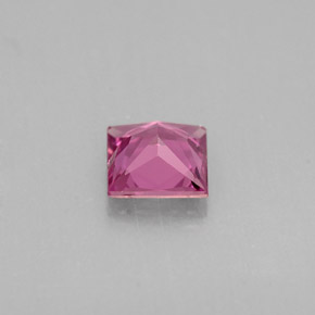 0,51 ctw natürlicher violetter Saphir, Quadrat, VVS-VS