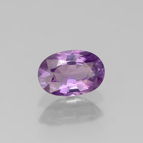 0,61 ctw natürlicher violetter Saphir, Oval Schliff, VS