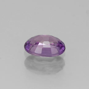 0,61 ctw natürlicher violetter Saphir, Oval Schliff, VS