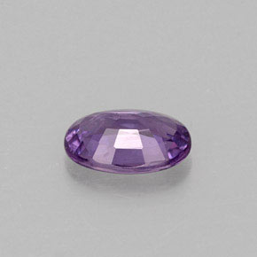 0,50 ctw natürlicher violetter Saphir, Oval Schliff, VVS-VS
