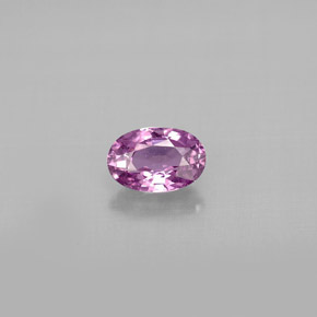 0,64 ctw natürlicher violetter Saphir, Oval Schliff, VS