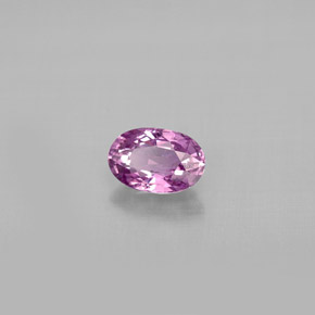 0,64 ctw natürlicher violetter Saphir, Oval Schliff, VS