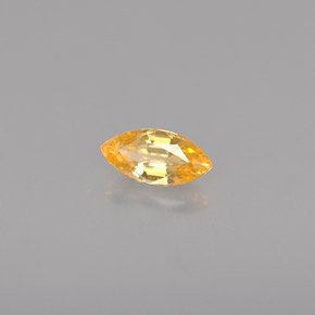 0,33 ctw natürlicher orangefarbener Saphir, Marquise, VVS-VS
