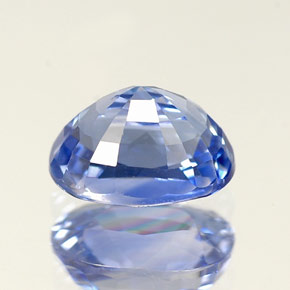 1,34 ctw natürlicher blauer Saphir, Oval Schliff, VVS