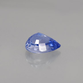 0,98 ctw natürlicher blauer Saphir, Birnenform, VVS